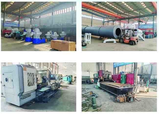 1.1-1.3t/M3 ماشین گلوله چوبی بیوماس با موتور تهویه 2.2-3kw